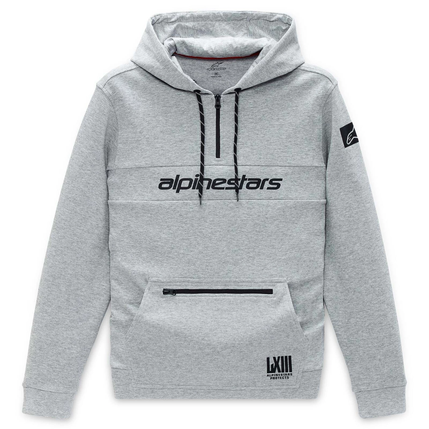 Alpinestars Vital Grey Heather Hoodie 1 Alpinestars Vital Grey Heather Hoodie