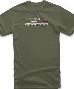 Alpinestars Go Somewhere Military Green Tee