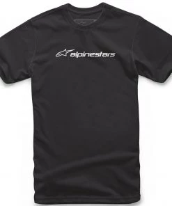Alpinestars Linear Black/White Tee [Size:SM]