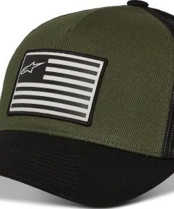 Alpinestars Flag Snapback Hat Military/Black