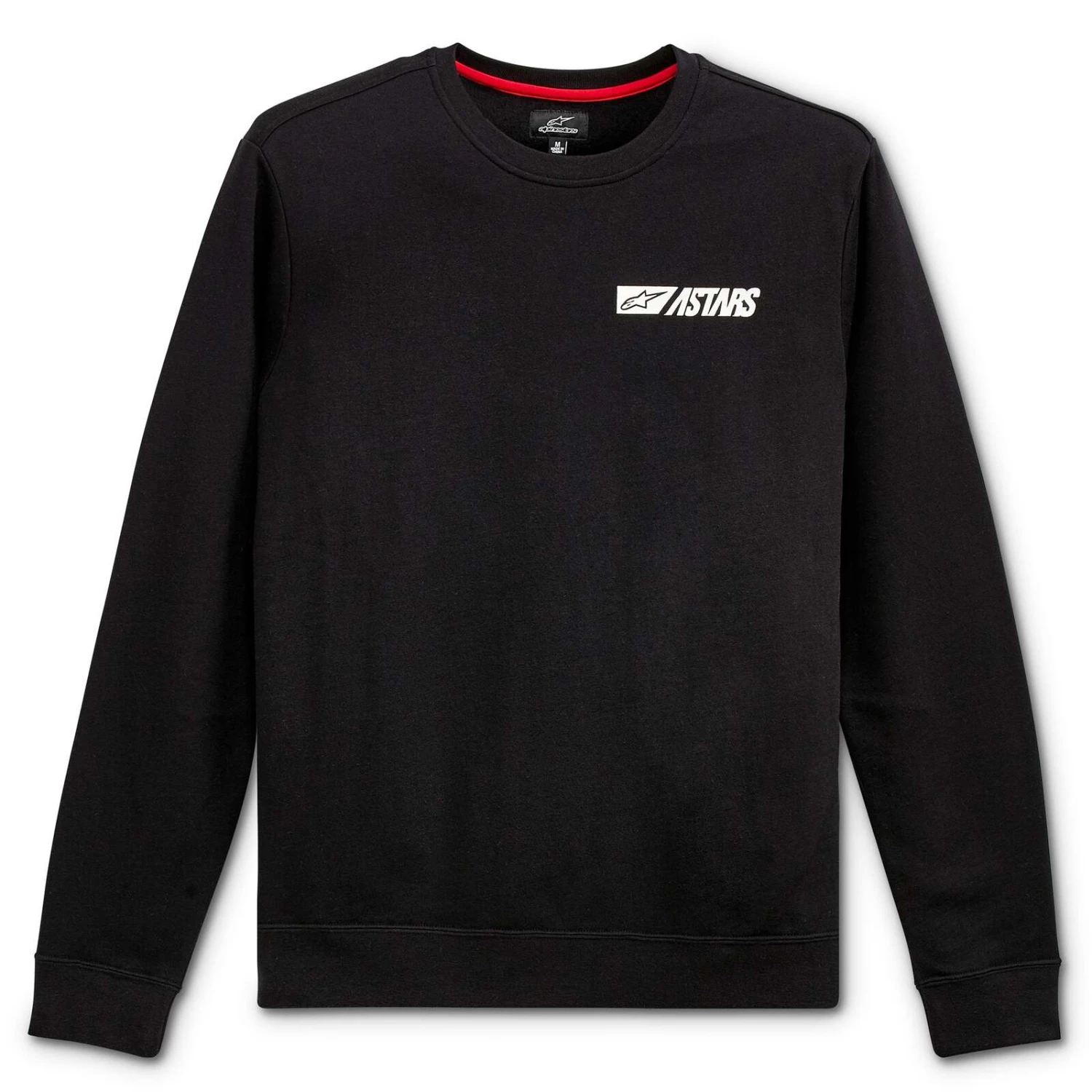 Alpinestars Reblaze Chest Black/White Crew Fleece Jumper 1 Alpinestars Reblaze Chest Black/White Crew Fleece Jumper