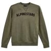 Alpinestars Soph Military Green Crew Fleece Jumper