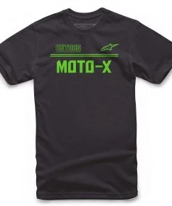 Alpinestars Astars Moto-X Black/Green Tee