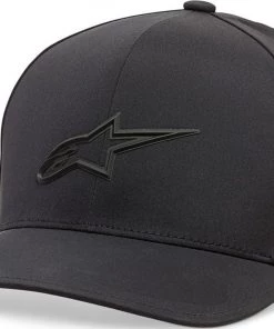 Alpinestars Ageless Delta Hat (Curved Bill/Flex Back) Black