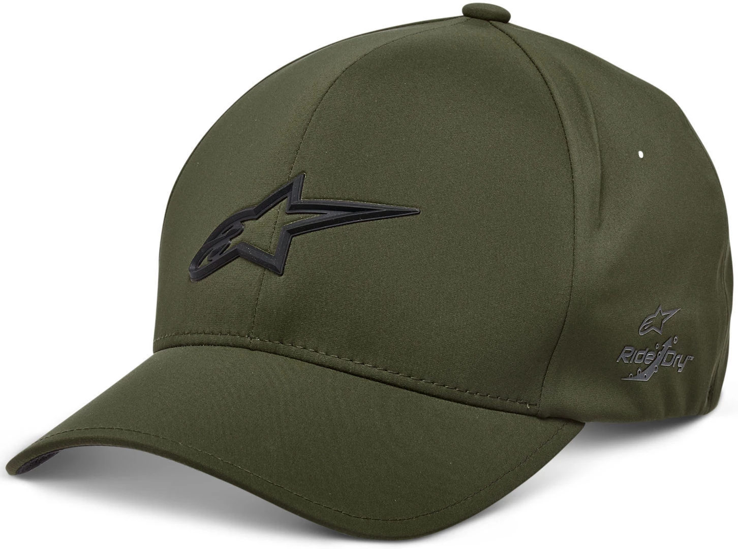 Alpinestars Ageless Delta Hat (Curved Bill/Flex Back) Military Green 1 Alpinestars Ageless Delta Hat (Curved Bill/Flex Back) Military Green