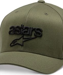 Alpinestars Heritage Blaze Hat (Curved Bill/Flex Back) Military Green/Black