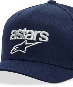 Alpinestars Heritage Blaze Hat (Curved Bill/Flex Back) Navy/Grey