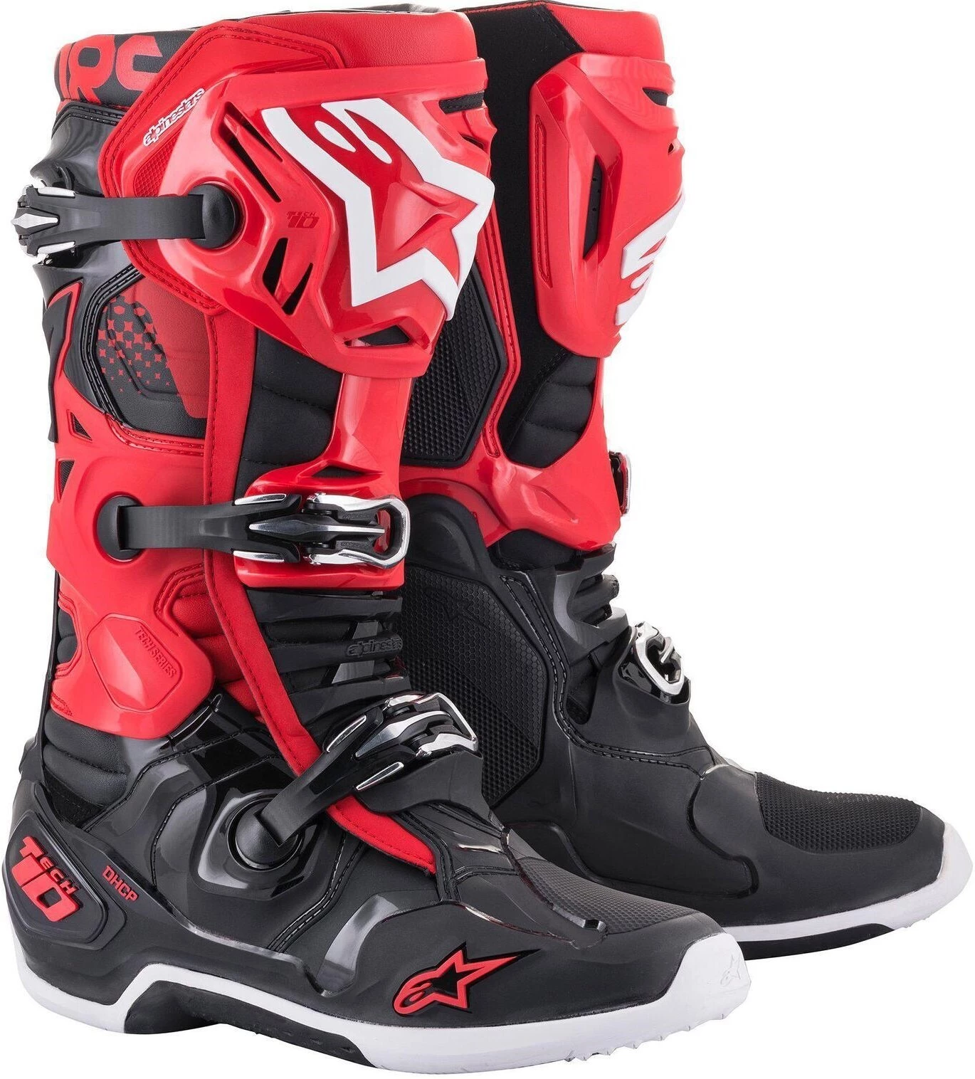 Alpinestars 2021 Tech 10 Red/Black Boots 1 Alpinestars 2021 Tech 10 Red/Black Boots