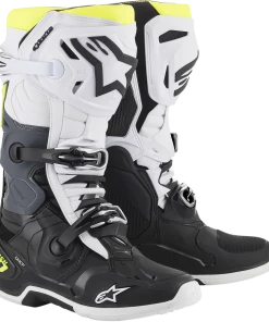 Alpinestars 2021 Tech 10 Black/White/Fluro Yellow Boots