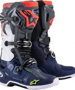 Alpinestars 2021 Tech 10 Dark Grey/Dark Blue/White Boots