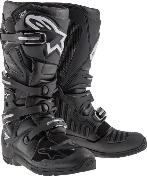 Alpinestars Tech 7 Enduro Black Boots 1 Alpinestars Tech 7 Enduro Black Boots