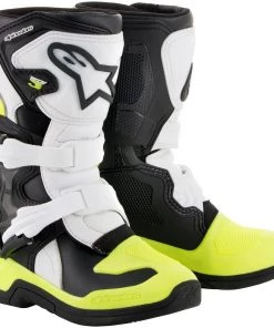 Alpinestars Tech 3S Black/White/Fluro Yellow Kids Boots