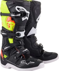 Alpinestars Tech 5 Black/Fluro Yellow/Fluro Red Boots