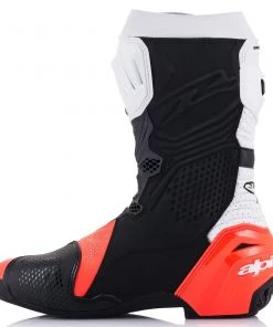 Alpinestars Supertech R V2 Vented Black/White/Fluro Red Boots -Cheap Alpinestars Store AS222012101244 ALT1 HOST 2