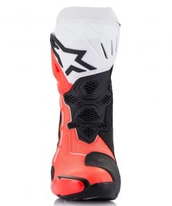 Alpinestars Supertech R V2 Vented Black/White/Fluro Red Boots -Cheap Alpinestars Store AS222012101244 ALT1 HOST 3