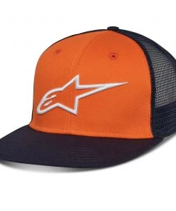 Alpinestars Corp Trucker Hat Orange/Navy