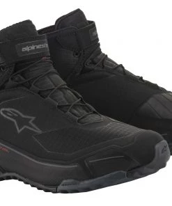 Alpinestars CR-X Drystar Black/Black Riding Shoes
