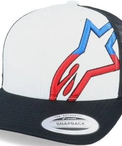 Alpinestars Corp Sector Hat White/Black/Red/Blue
