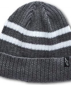 Alpinestars Roller Beanie Heather Grey/White Stripes