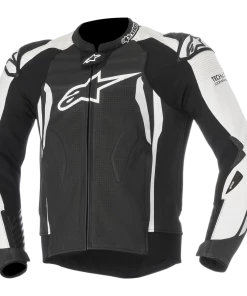 Alpinestars GP Pro V2 Black/White Leather Jacket (Tech-Air Compatible)