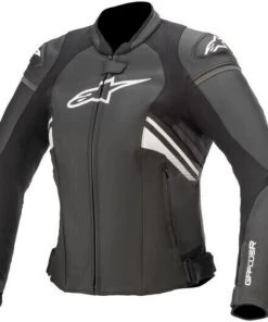 Alpinestars Stella GP Plus R V3 Air Black/White Womens Leather Jacket