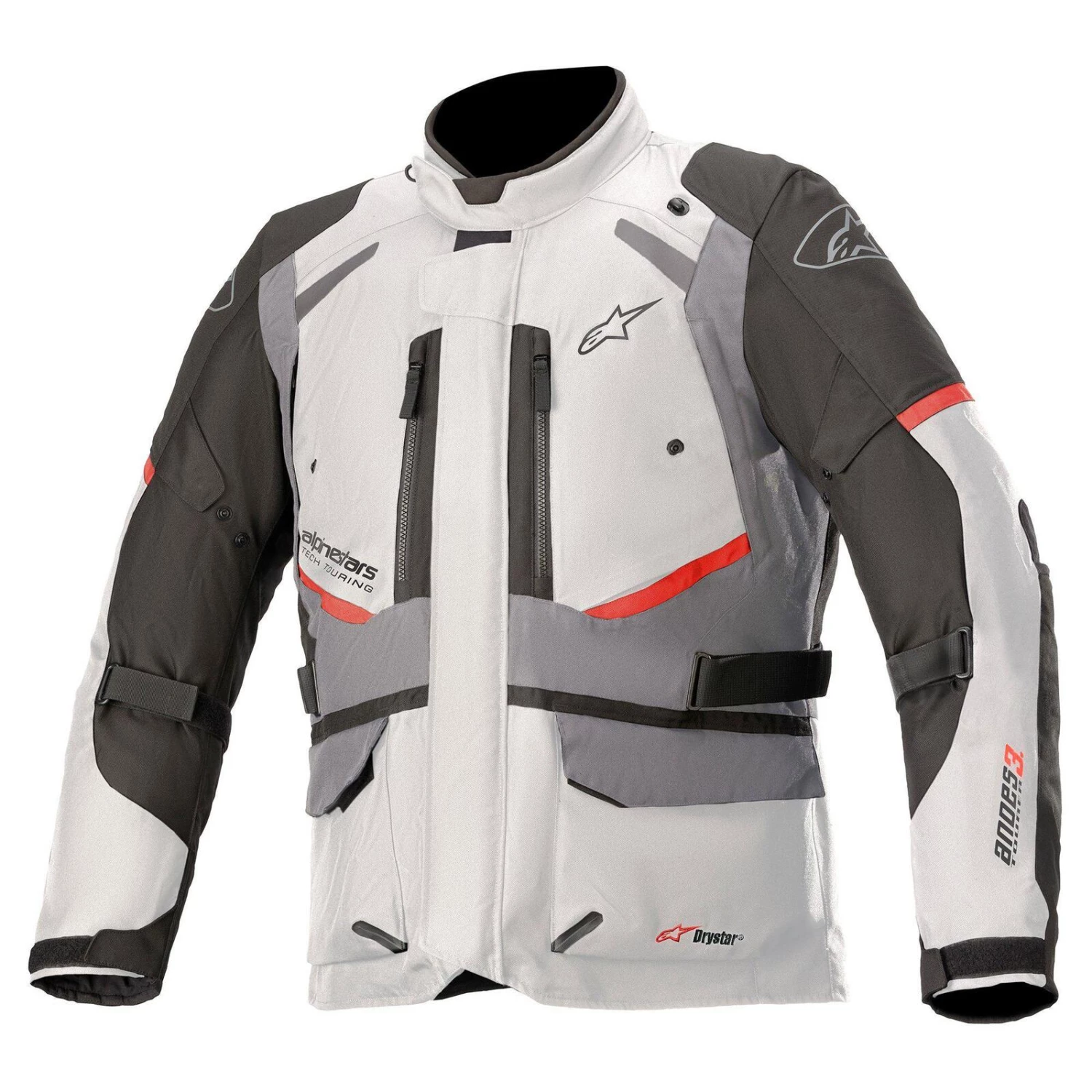 Alpinestars Andes V3 Drystar Ice Grey/Dark Grey Textile Jacket 1 Alpinestars Andes V3 Drystar Ice Grey/Dark Grey Textile Jacket