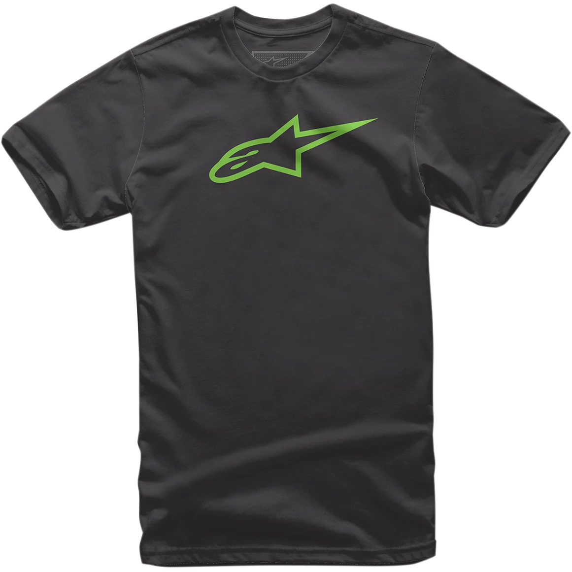Alpinestars Ageless Black/Green Tee 1 Alpinestars Ageless Black/Green Tee
