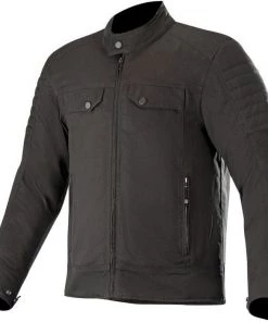 Alpinestars Ray Canvas V2 Black Textile Jacket [Size:SM]