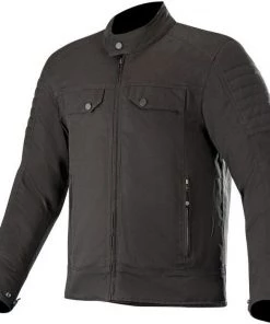 Alpinestars Ray Canvas V2 Black Textile Jacket [Size:XL]