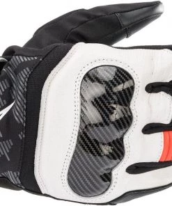 Alpinestars SMX Z Drystar Black/White/Fluro Red Gloves