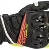 Alpinestars GP Plus R2 Black/Fluro Yellow/Fluro Red Gloves