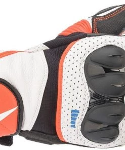 Alpinestars SP-2 V3 Leather White/Black/Yellow/Red Gloves