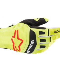 Alpinestars 2022 Techstar Fluro Yellow/Black Gloves