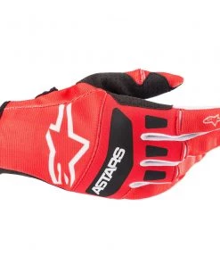 Alpinestars 2022 Techstar Bright Red/Black Gloves