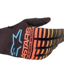 Alpinestars 2022 Radar Black/Fluro Yellow/Coral Gloves