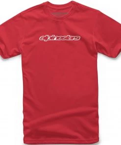 Alpinestars Wordmark Red/White Tee