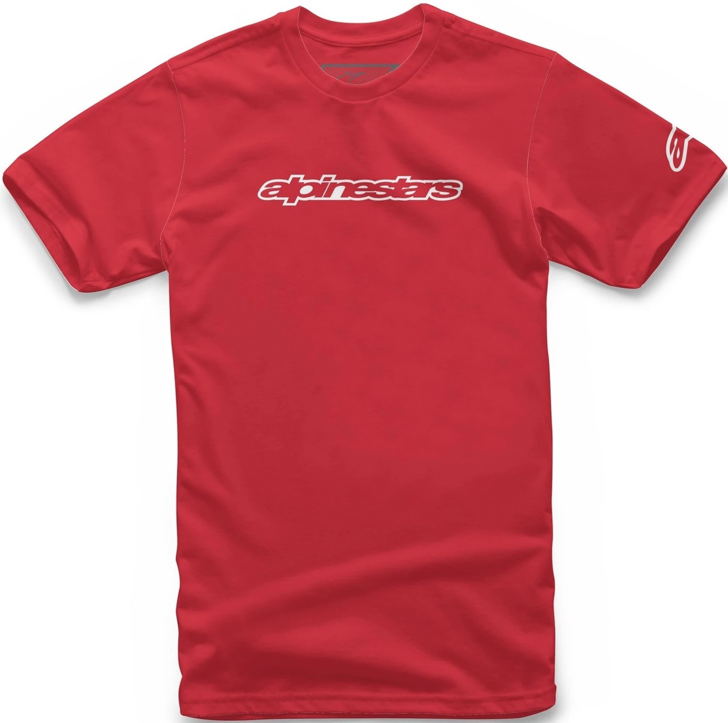 Alpinestars Wordmark Red/White Tee 1 Alpinestars Wordmark Red/White Tee