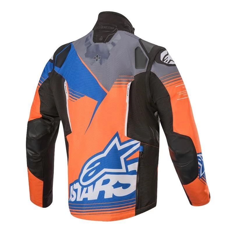 Alpinestars 2021 Venture R Orange/Grey/Bright Blue Textile Jacket 2 Alpinestars 2021 Venture R Orange/Grey/Bright Blue Textile Jacket - Image 2