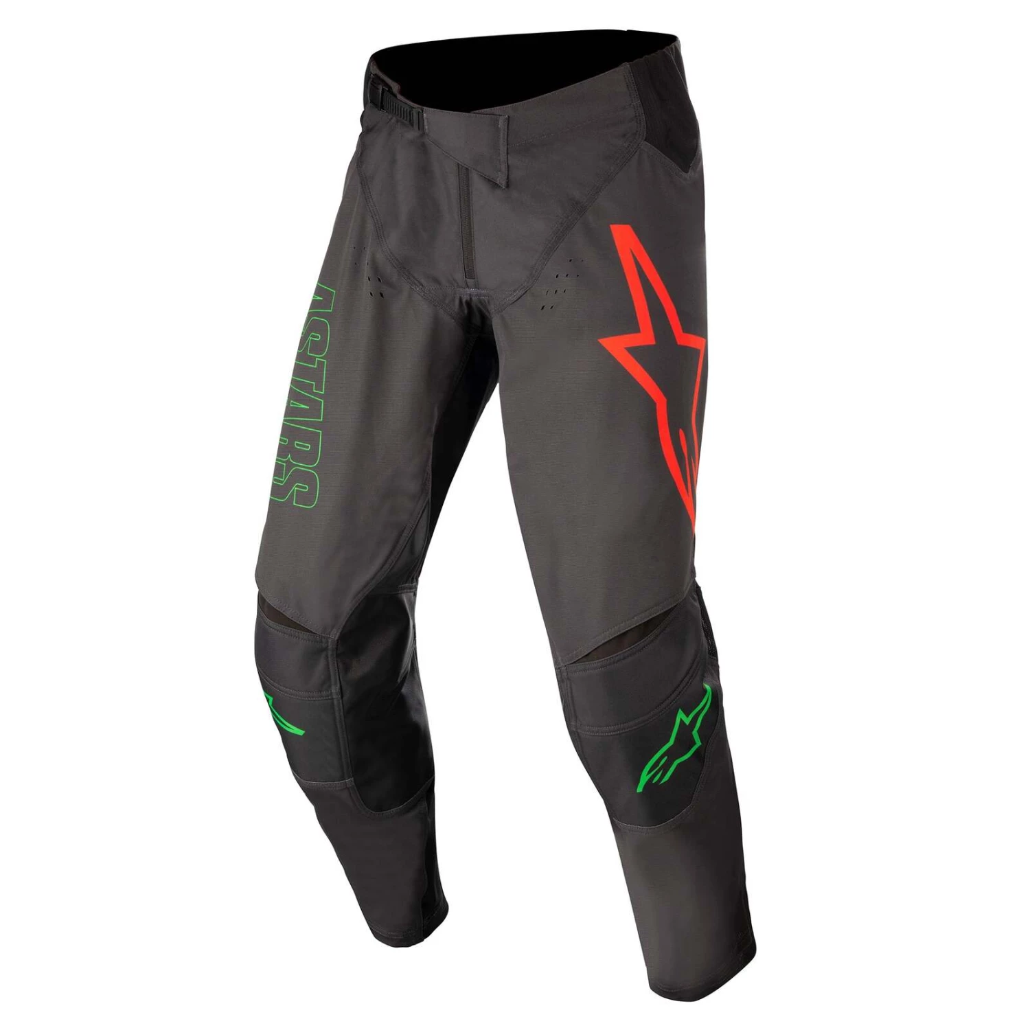 Alpinestars 2022 Techstar Phantom Anthracite/Green Pants 1 Alpinestars 2022 Techstar Phantom Anthracite/Green Pants
