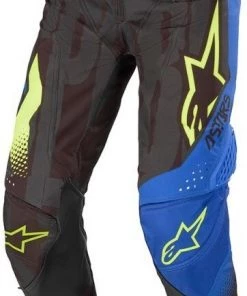 Alpinestars Techstar Factory Black/Dark Blue/Fluro Yellow Pants