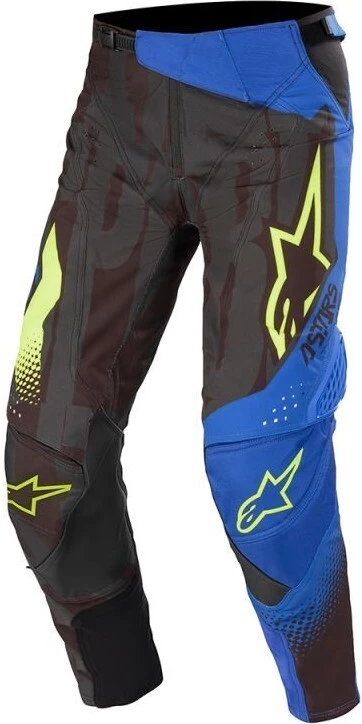 Alpinestars Techstar Factory Black/Dark Blue/Fluro Yellow Pants 1 Alpinestars Techstar Factory Black/Dark Blue/Fluro Yellow Pants