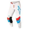 Alpinestars 2022 Techstar Quadro Off White/Neon Blue/Bright Red Pants