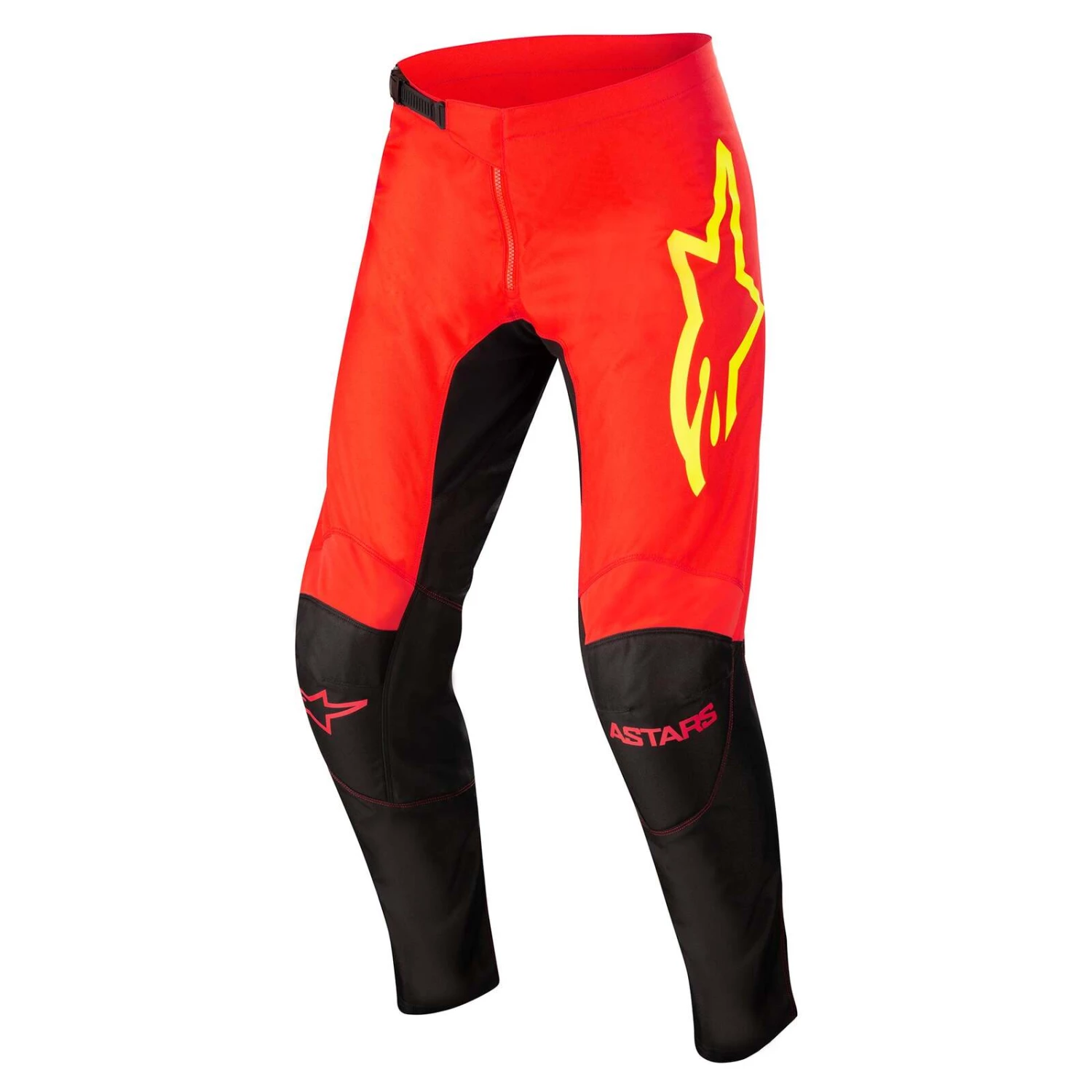 Alpinestars 2022 Fluid Triple Black/Fluro Red/Fluro Yellow Pants 1 Alpinestars 2022 Fluid Triple Black/Fluro Red/Fluro Yellow Pants