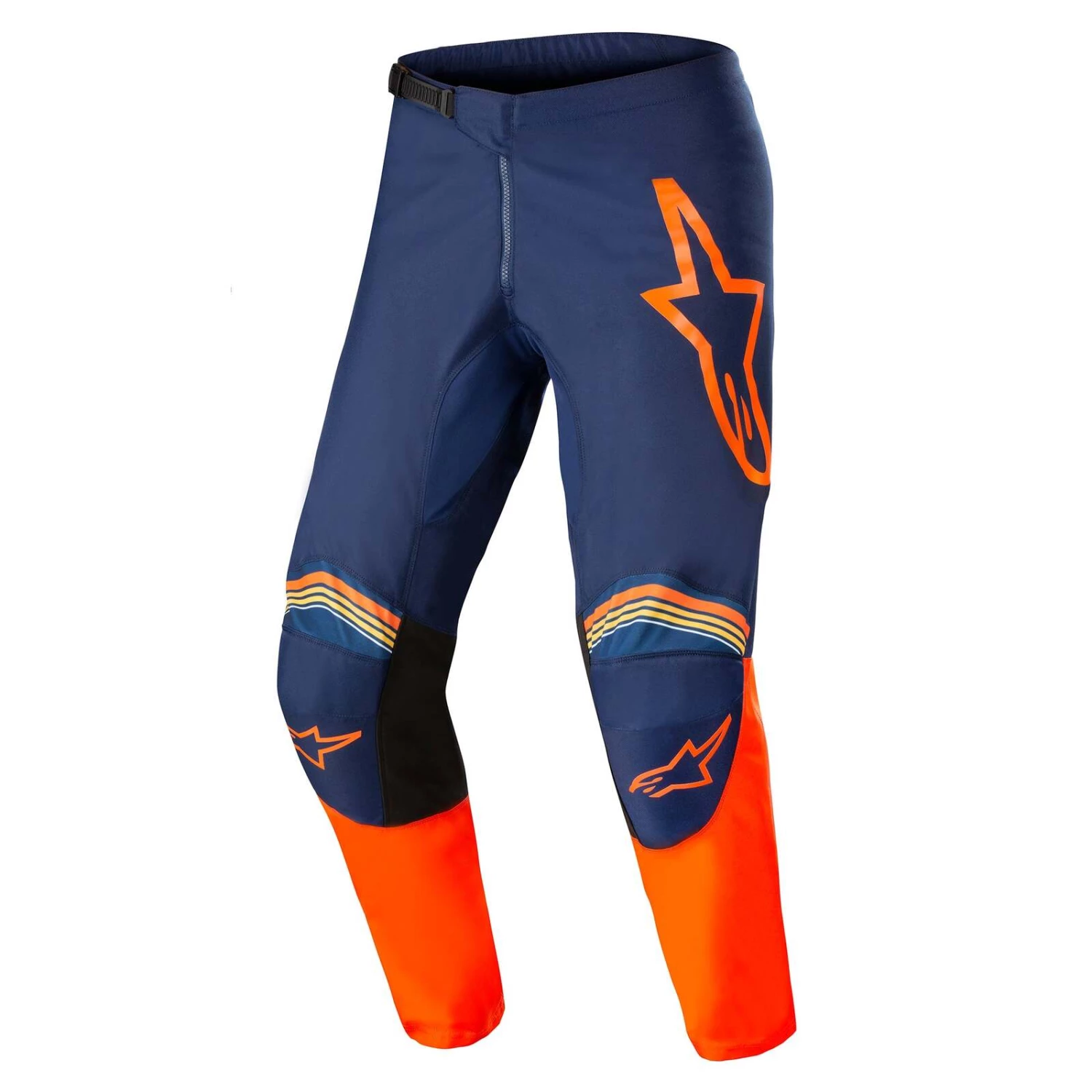 Alpinestars 2022 Fluid Speed Dark Blue/Orange Pants 1 Alpinestars 2022 Fluid Speed Dark Blue/Orange Pants