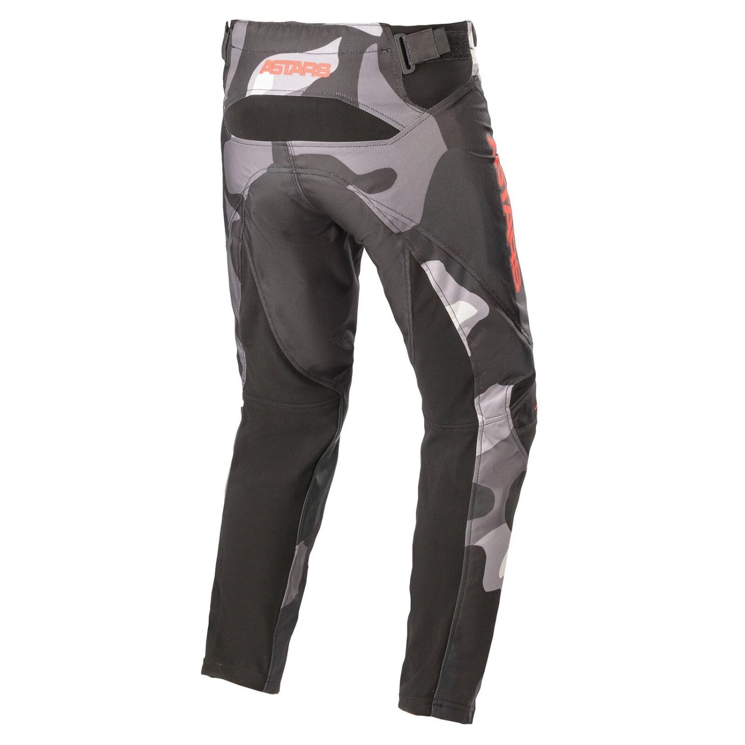 Alpinestars 2021 Racer Tactical Grey Camo/Fluro Red Youth Pants 2 Alpinestars 2021 Racer Tactical Grey Camo/Fluro Red Youth Pants - Image 2