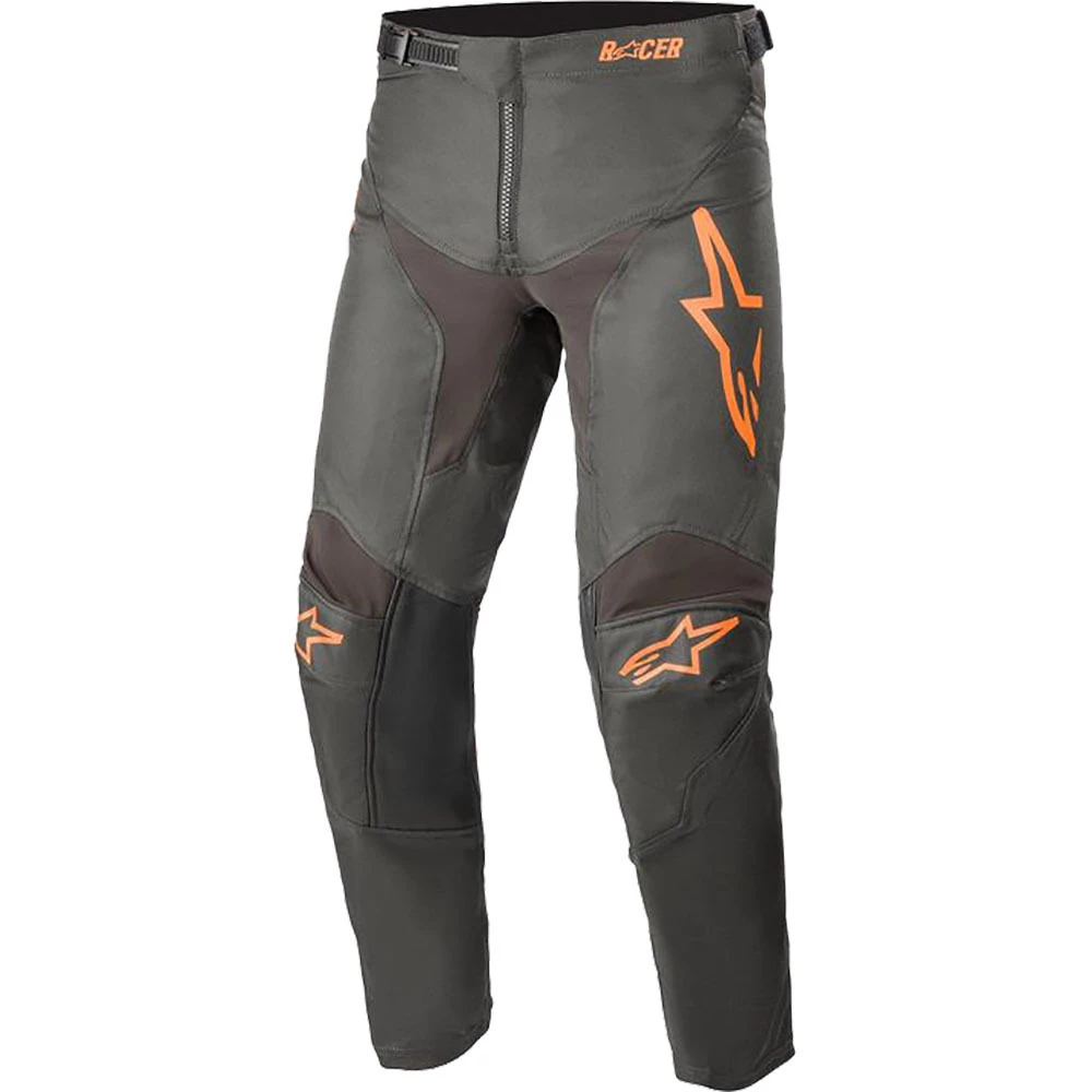 Alpinestars 2021 Racer Compass Anthracite/Orange Youth Pants 1 Alpinestars 2021 Racer Compass Anthracite/Orange Youth Pants