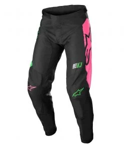 Alpinestars 2022 Racer Compass Black/Neon Green/Fluro Pink Youth Pants