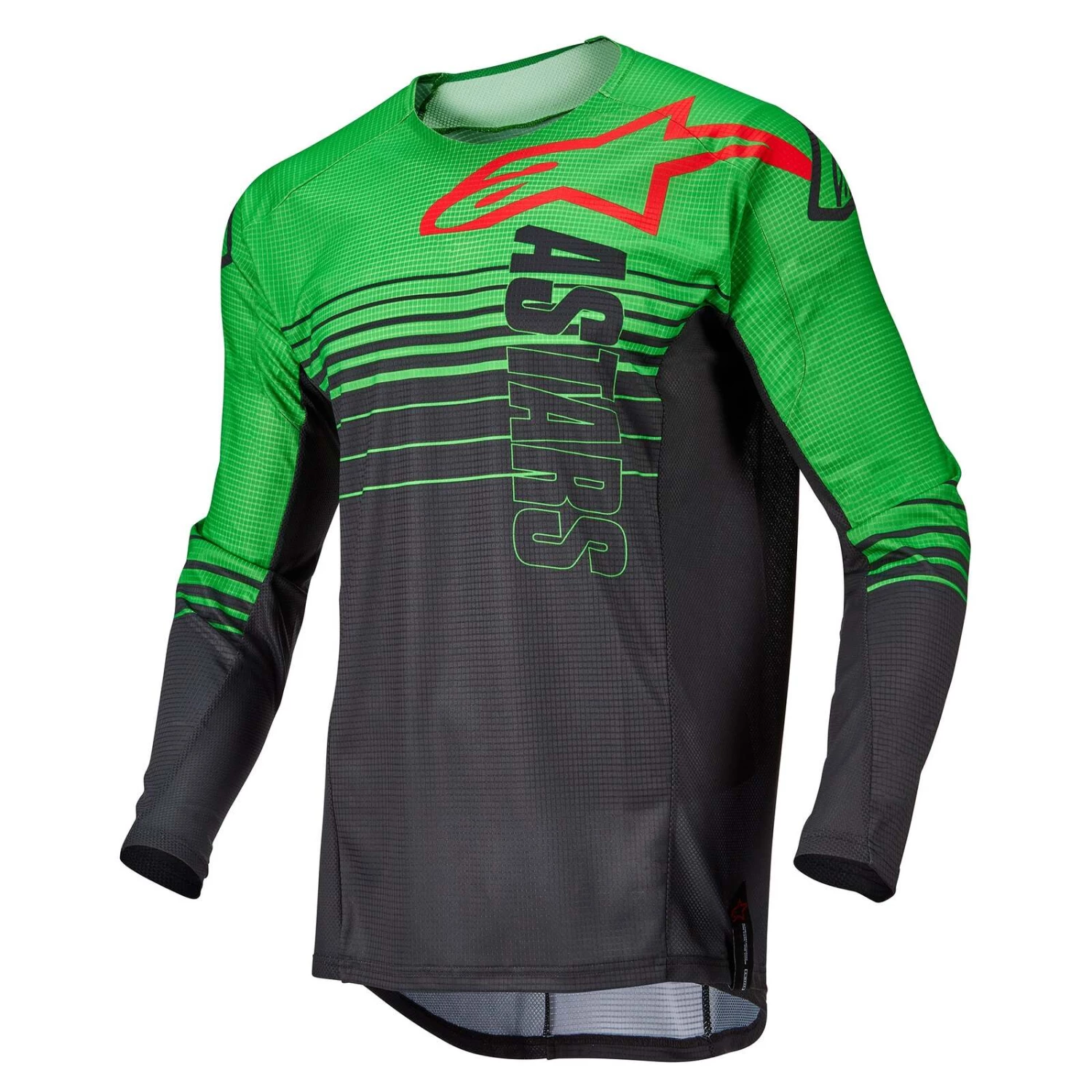 Alpinestars 2022 Techstar Phantom Anthracite/Neon Green Jersey 1 Alpinestars 2022 Techstar Phantom Anthracite/Neon Green Jersey