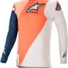 Alpinestars 2021 Supertech Blaze Orange/Blue Jersey