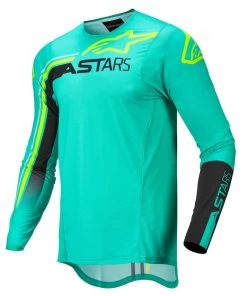 Alpinestars 2022 Supertech Blaze Pastel Green/Black/Fluro Yellow Jersey